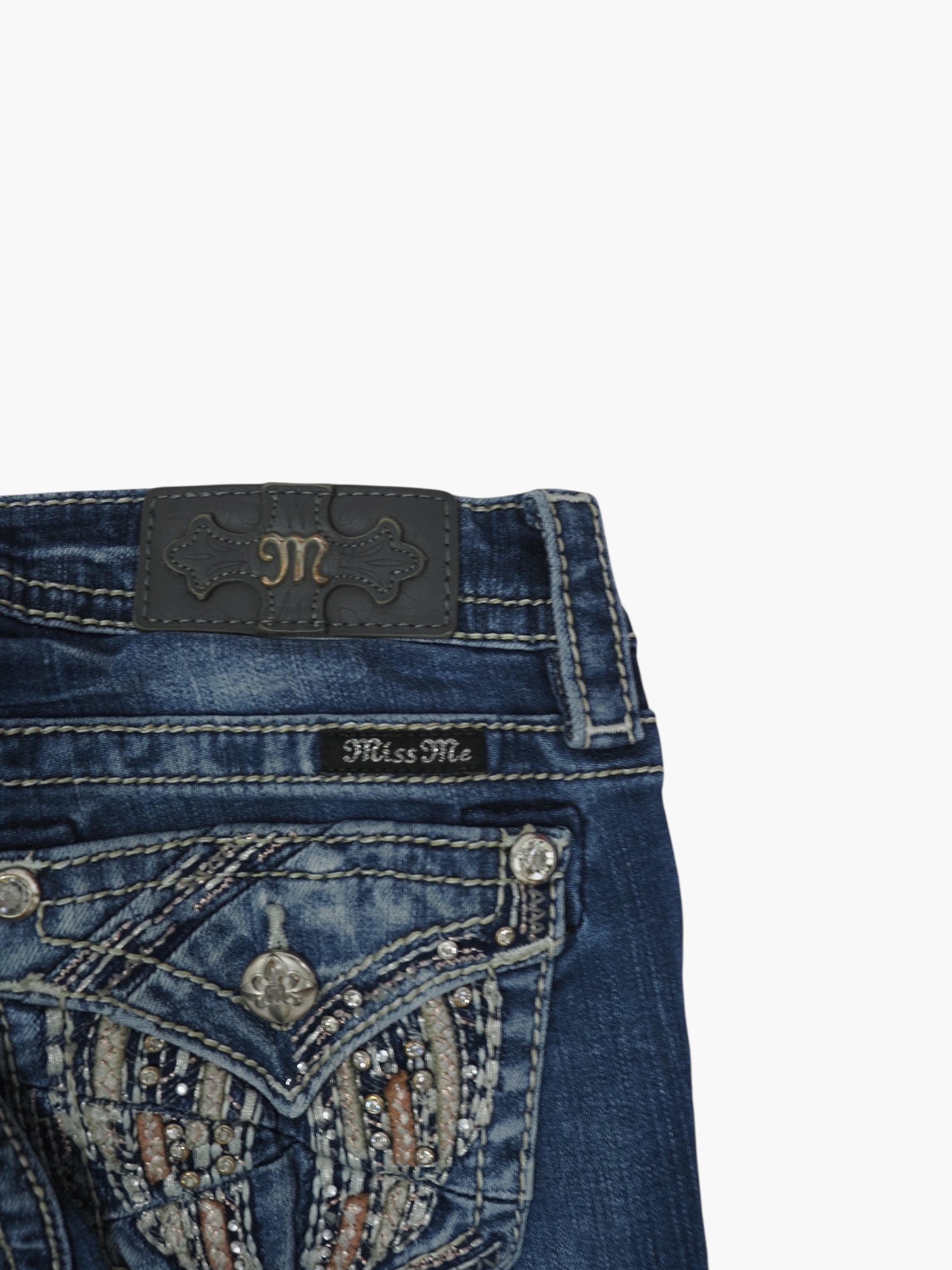 Vintage Bootcut Miss Me Jeans Damen XS