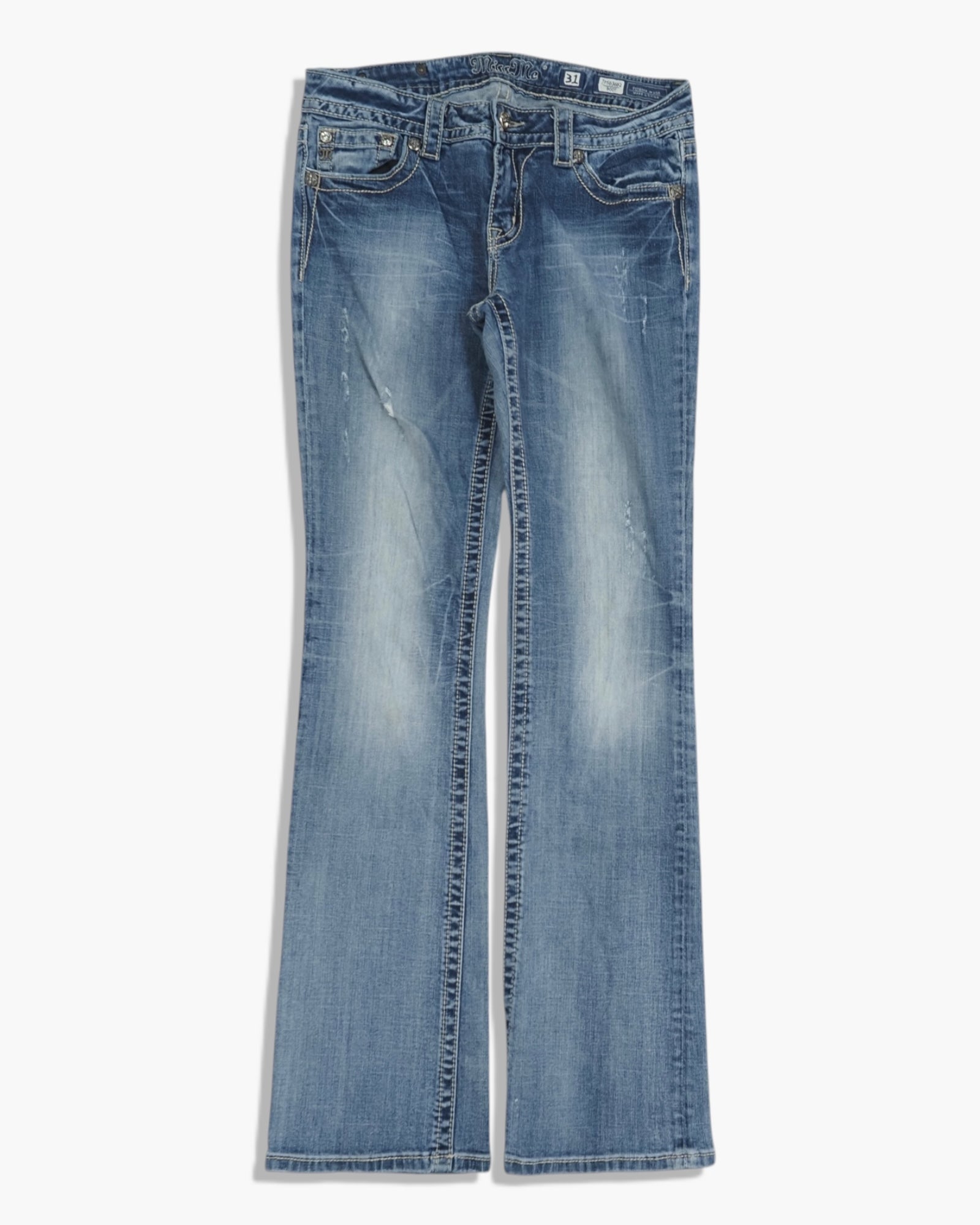 Vintage Bootcut Miss Me Jeans Damen L