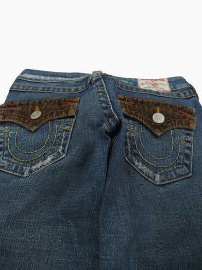 Vintage Flared True Religion Jeans Damen S