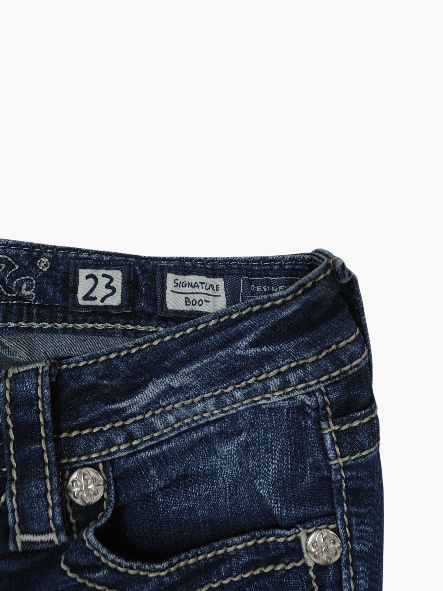 Vintage Bootcut Miss Me Jeans Damen XS