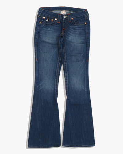 Vintage Flared True Religion Jeans Damen S