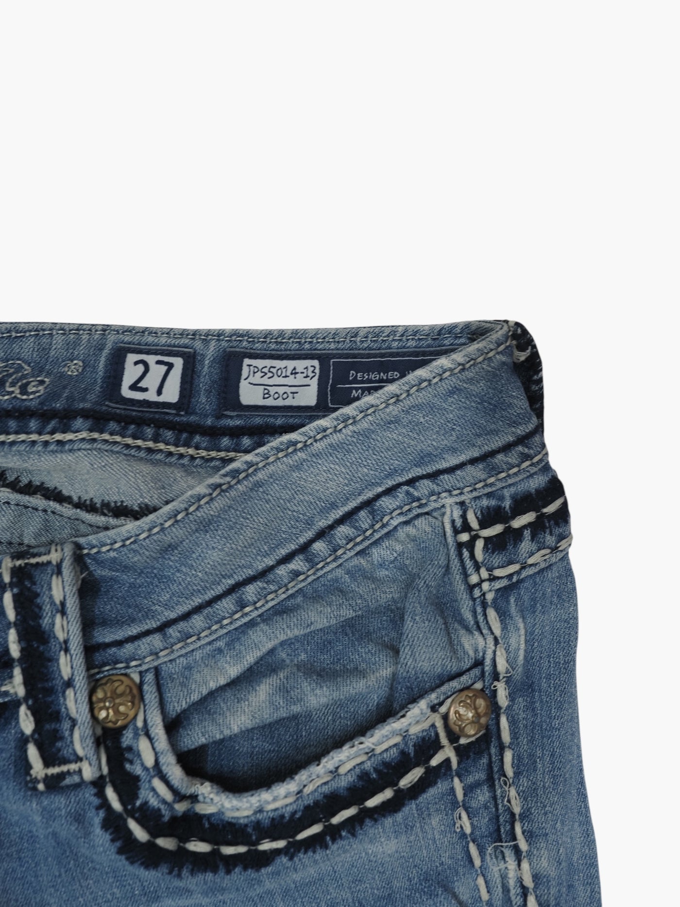 Vintage Bootcut Miss Me Jeans Damen M