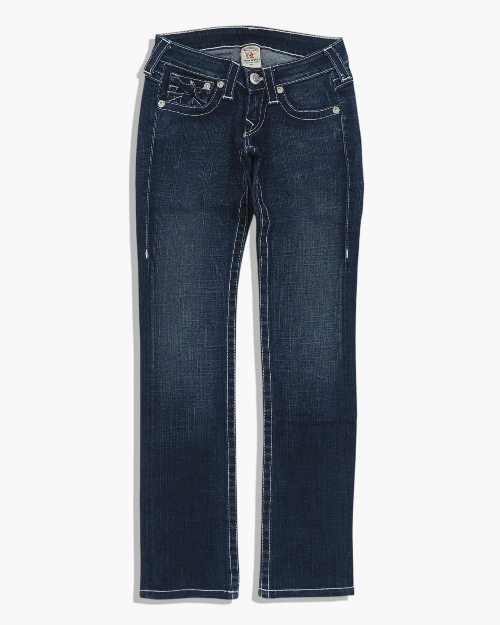 Vintage Straight True Religion Jeans Damen XS