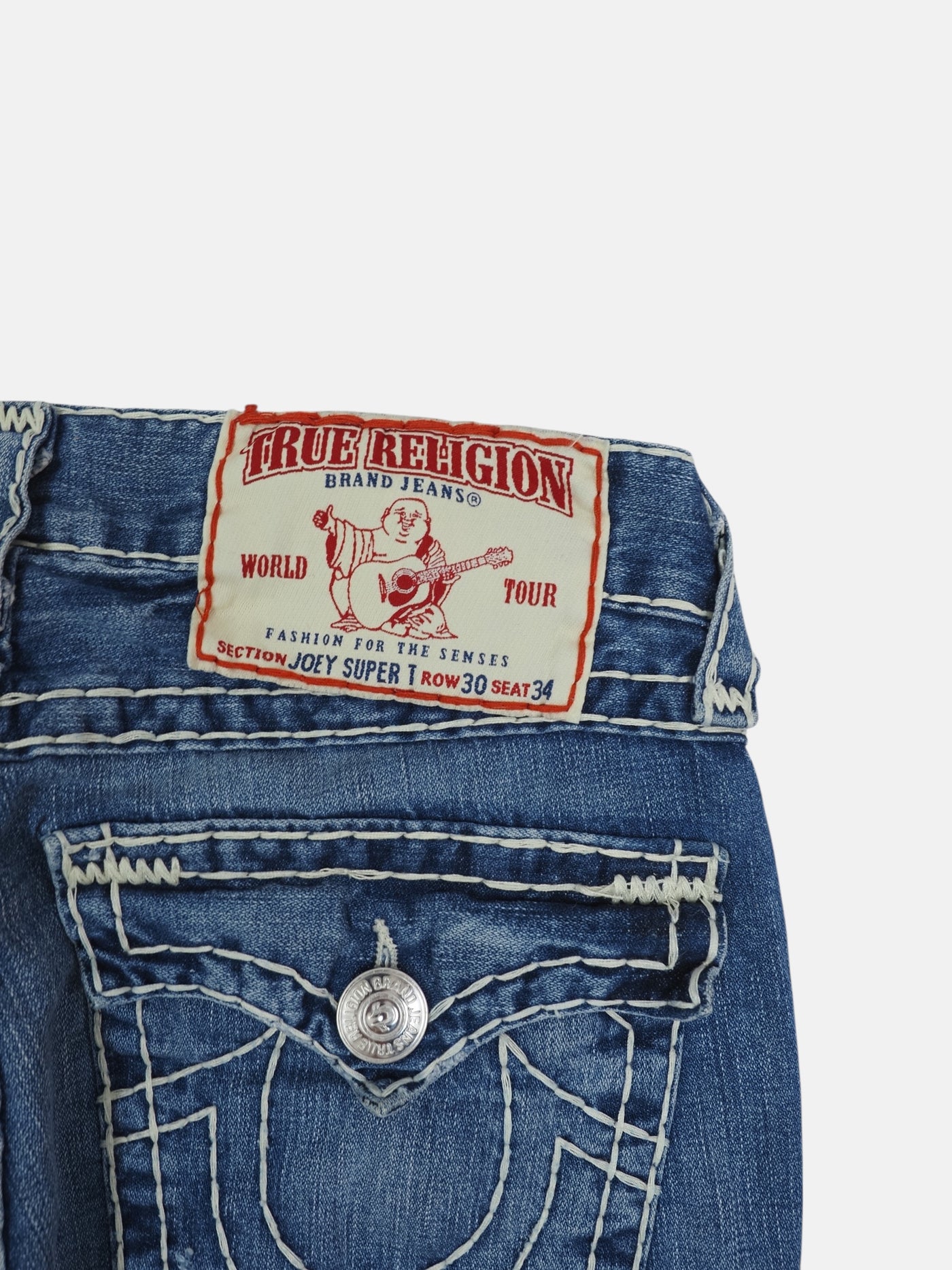 Vintage Flared True Religion Jeans Damen M