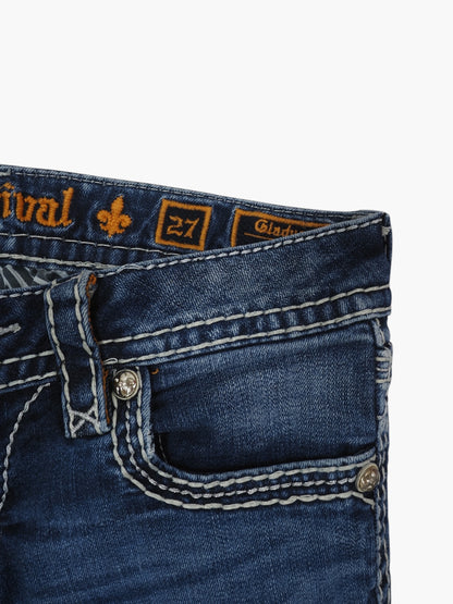 Vintage Bootcut Rock Revival Jeans Damen S