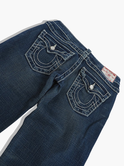 Vintage Flared True Religion Jeans Damen S