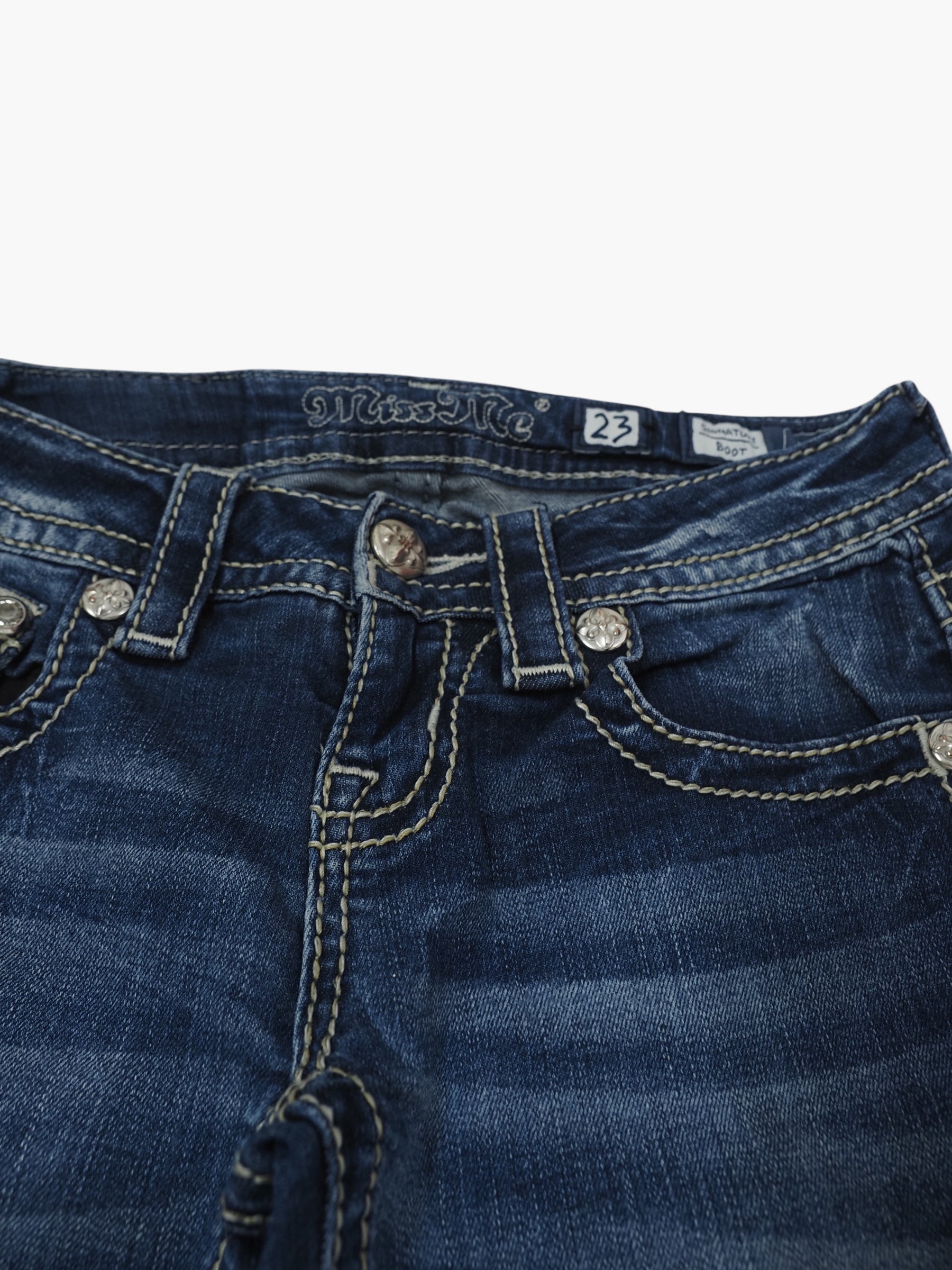 Vintage Bootcut Miss Me Jeans Damen XS