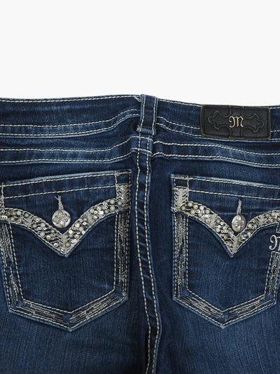 Vintage Bootcut Miss Me Jeans Damen M