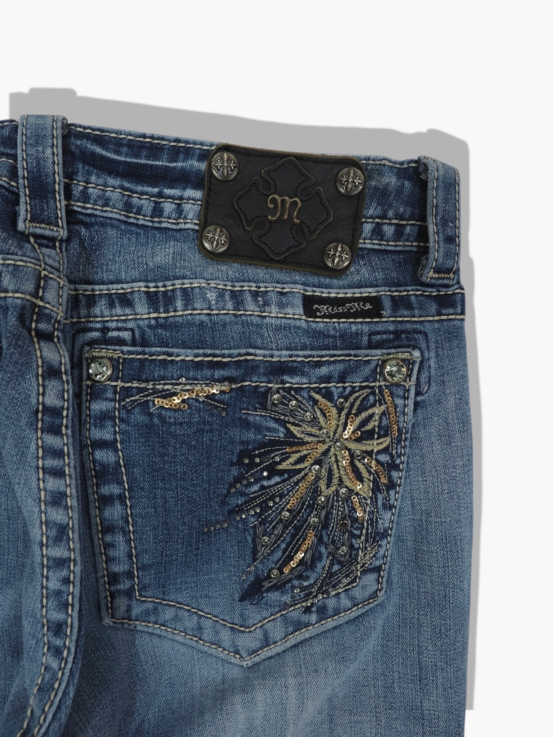 Vintage Bootcut Miss Me Jeans Damen L