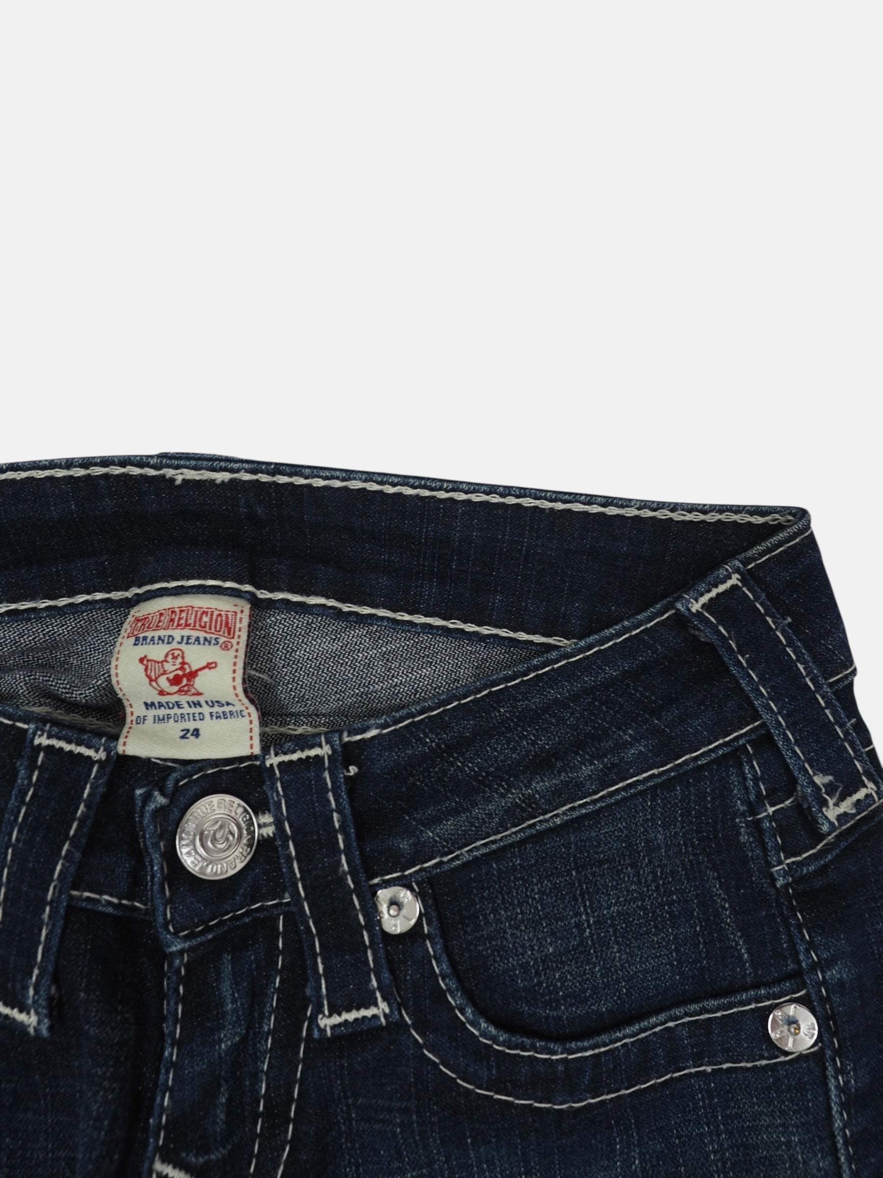 Vintage Straight True Religion Jeans Damen XS