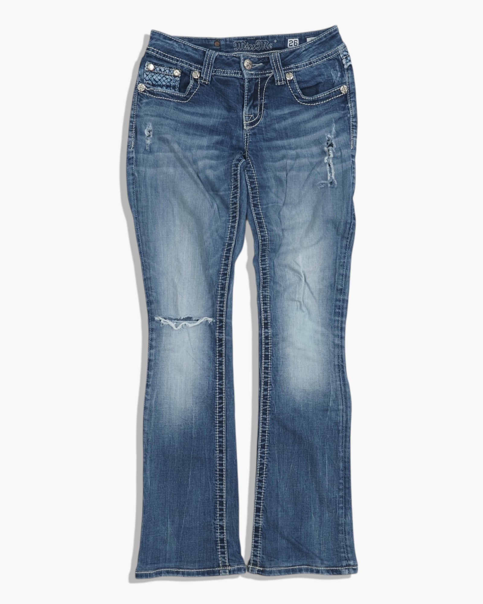 Vintage Bootcut Miss Me Jeans Damen S