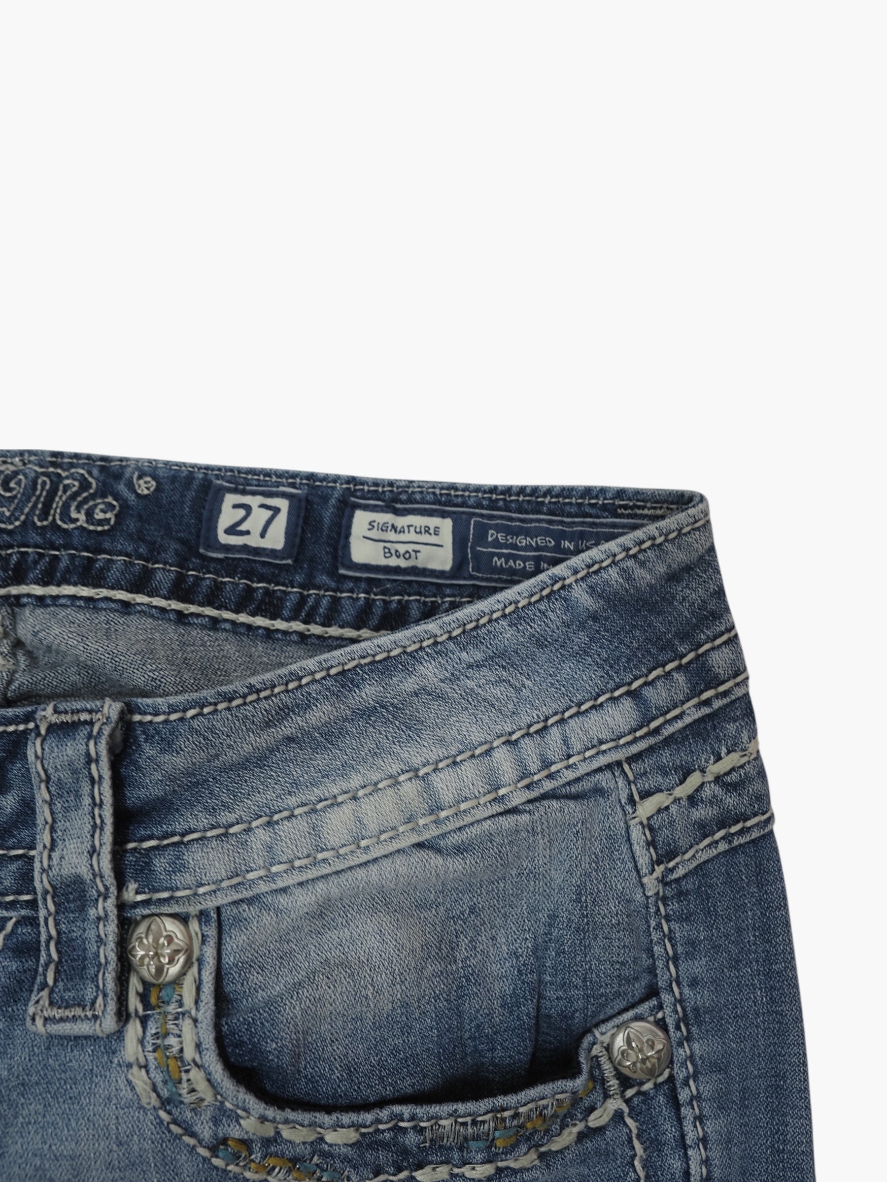 Vintage Bootcut Miss Me Jeans Damen M