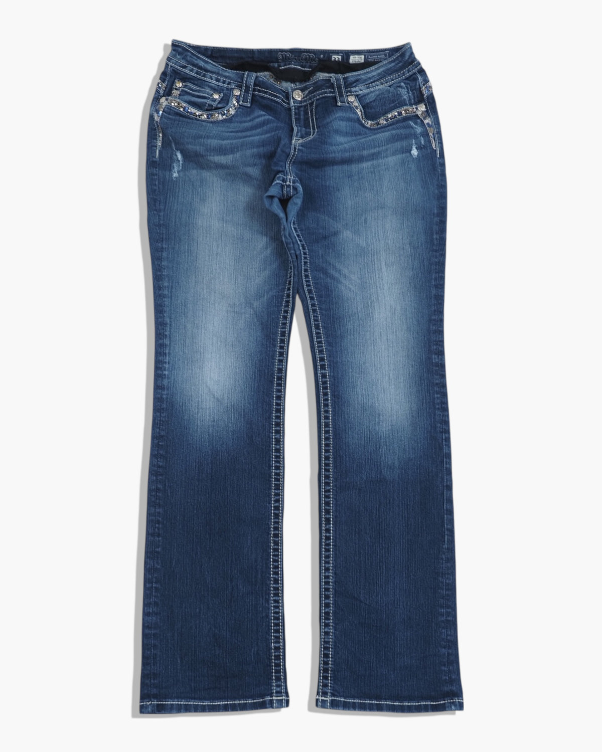 Vintage Straight Miss Me Jeans Damen L