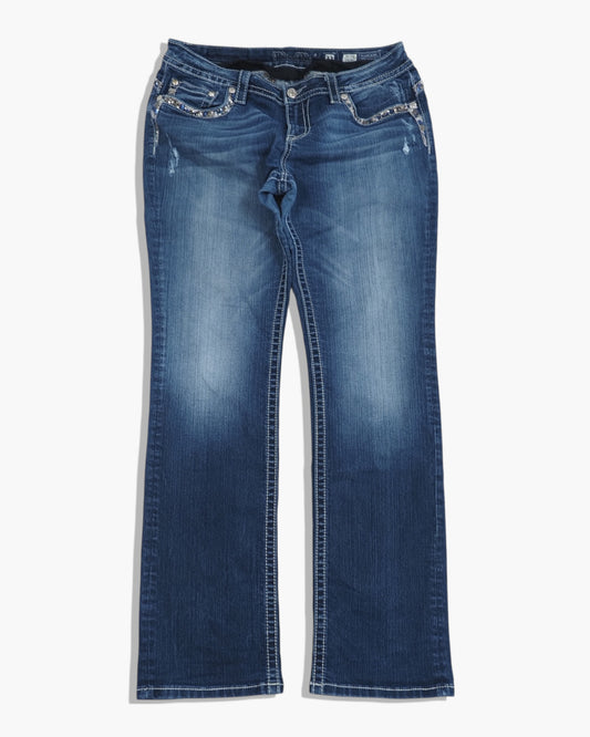 Vintage Straight Miss Me Jeans Damen L
