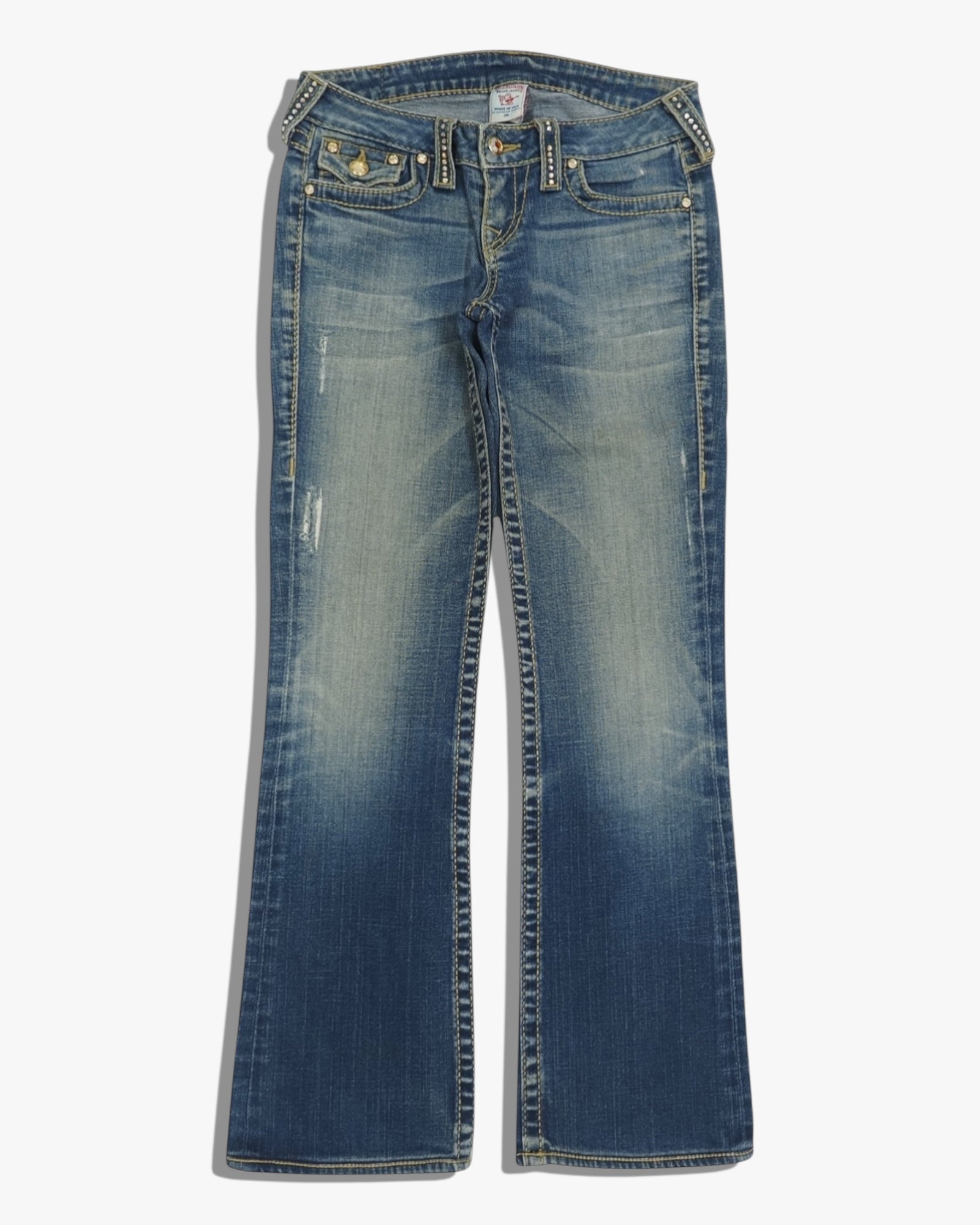 Vintage Flared True Religion Jeans Damen S