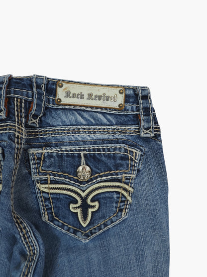 Vintage Bootcut Rock Revival Jeans Damen M