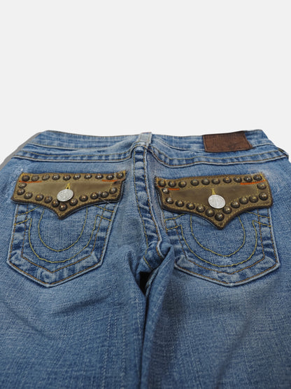 Vintage Flared True Religion Jeans Damen S