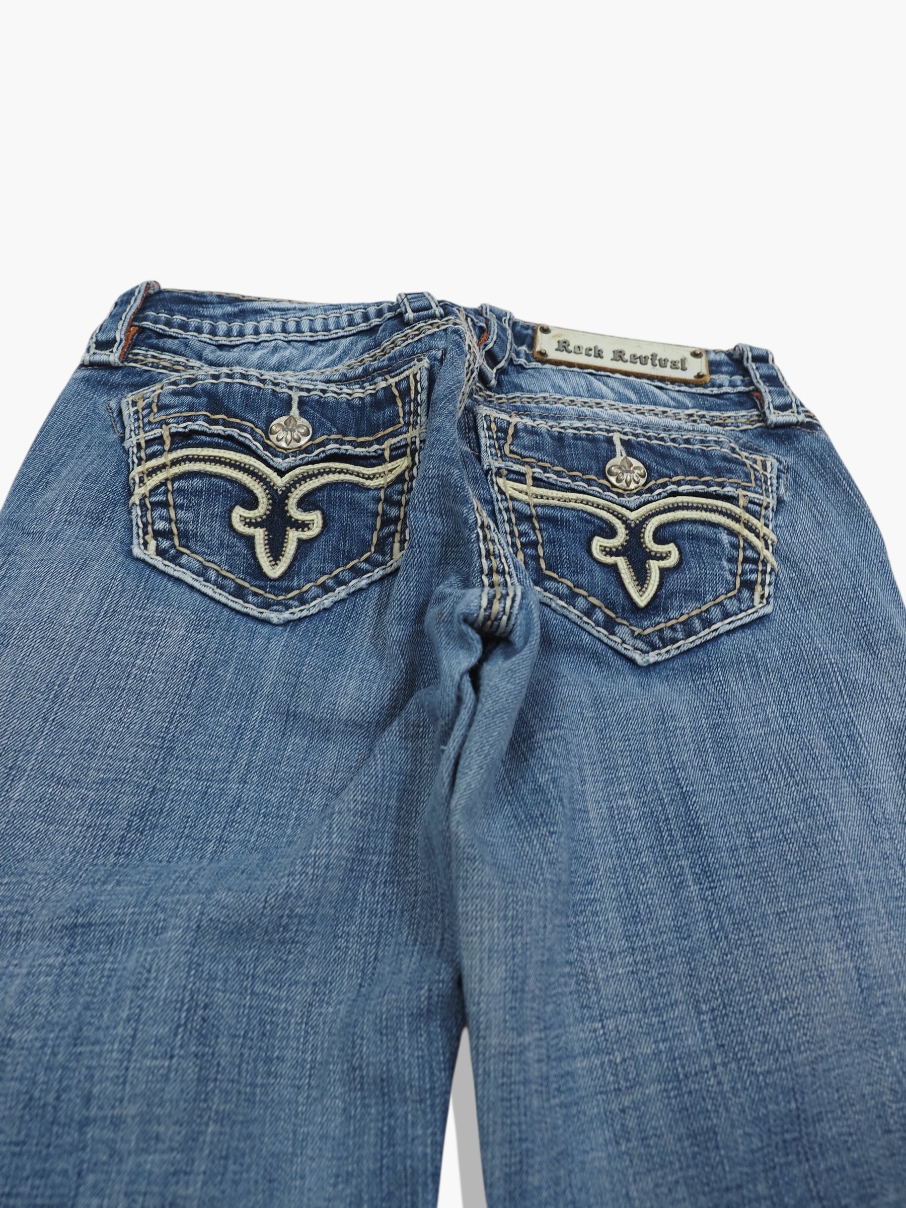 Vintage Bootcut Rock Revival Jeans Damen M