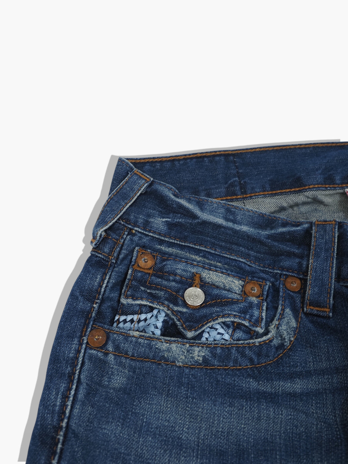 Vintage Straight True Religion Jeans Herren L
