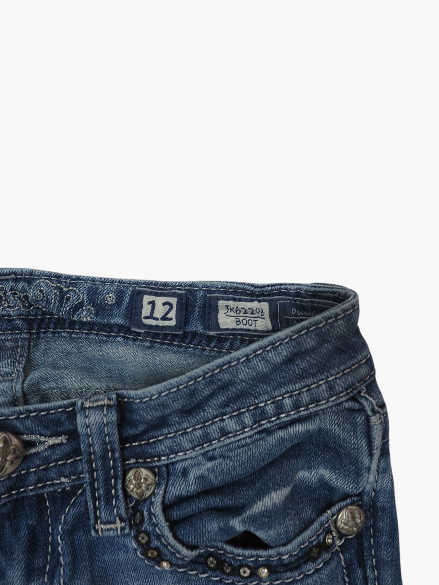 Vintage Bootcut Miss Me Jeans Damen XS