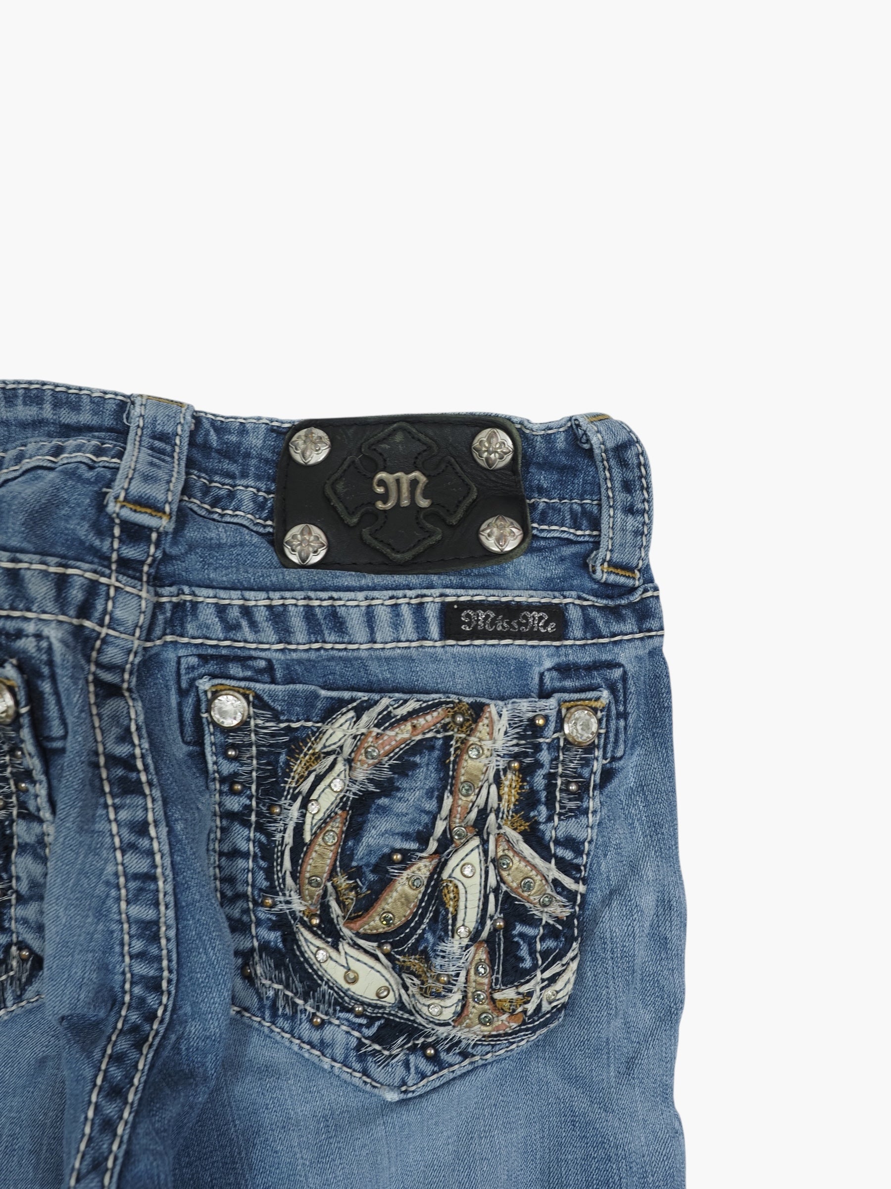 Vintage Bootcut Miss Me Jeans Damen XS