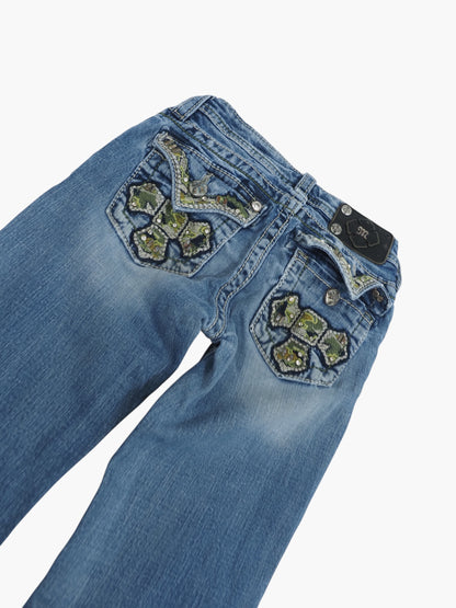 Vintage Bootcut Miss Me Jeans Damen XS