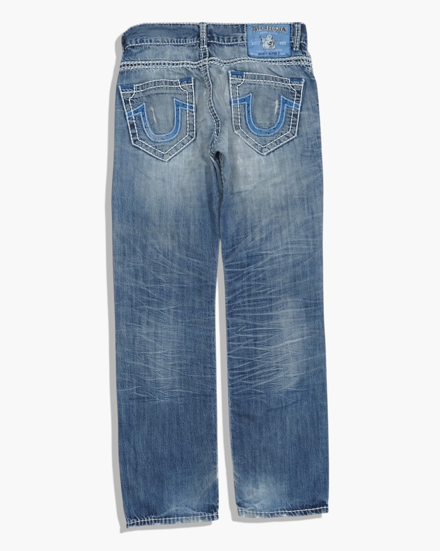Vintage Straight True Religion Jeans Damen L