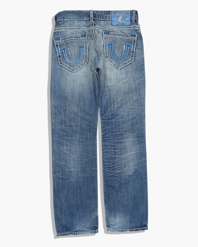 Vintage Straight True Religion Jeans Damen L