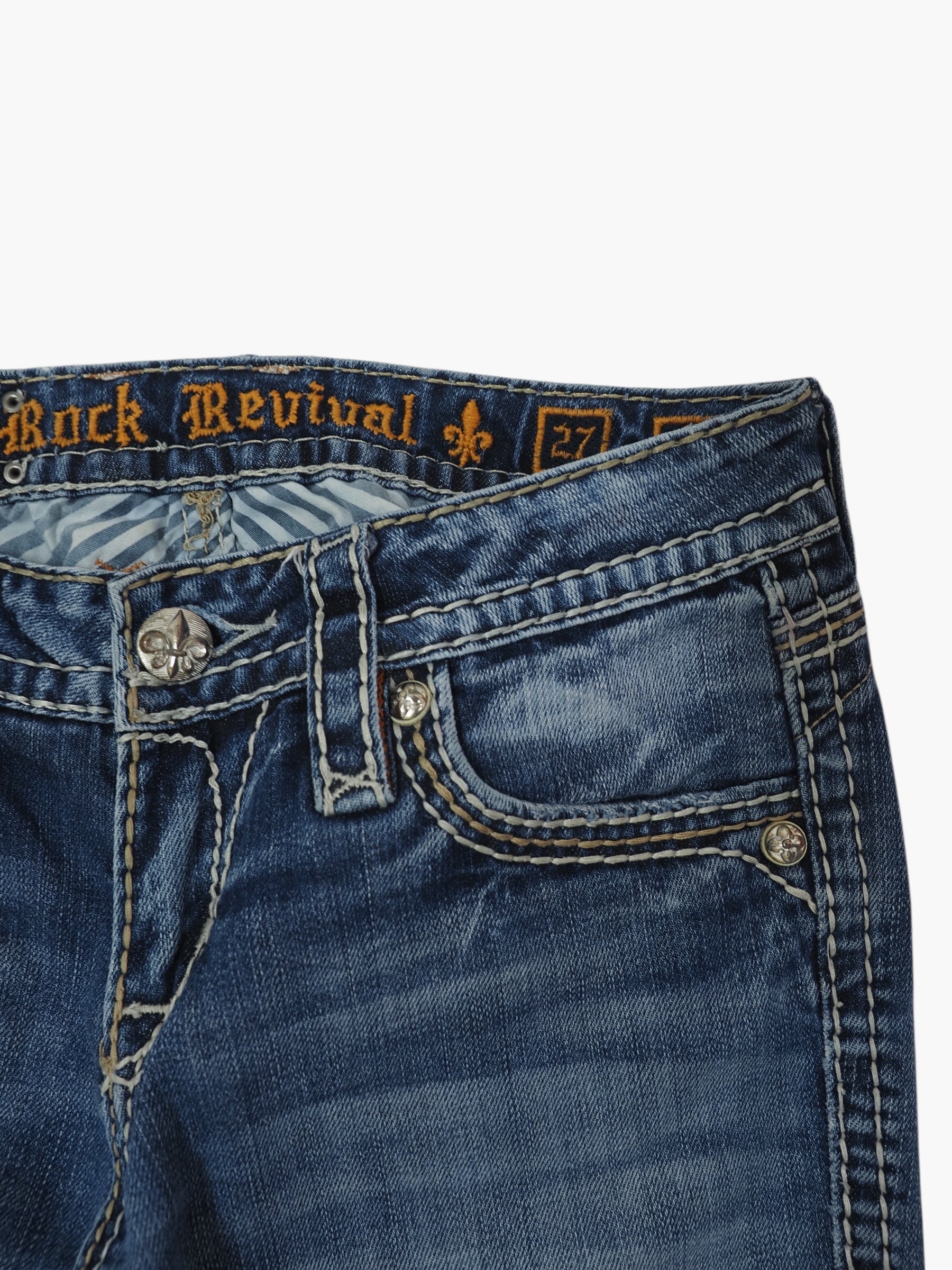 Vintage Bootcut Rock Revival Jeans Damen M