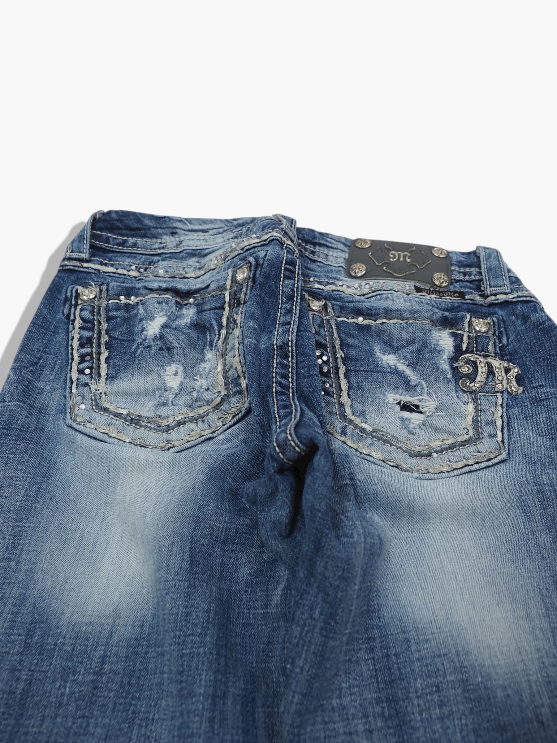 Vintage Bootcut Miss Me Jeans Damen M