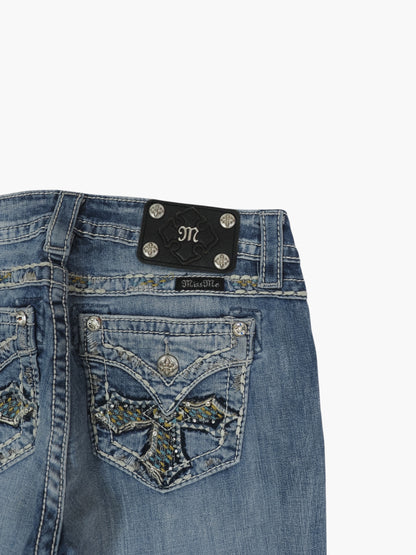 Vintage Bootcut Miss Me Jeans Damen M