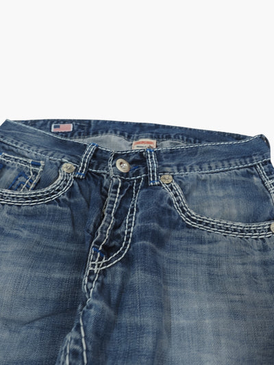 Vintage Straight True Religion Jeans Damen L