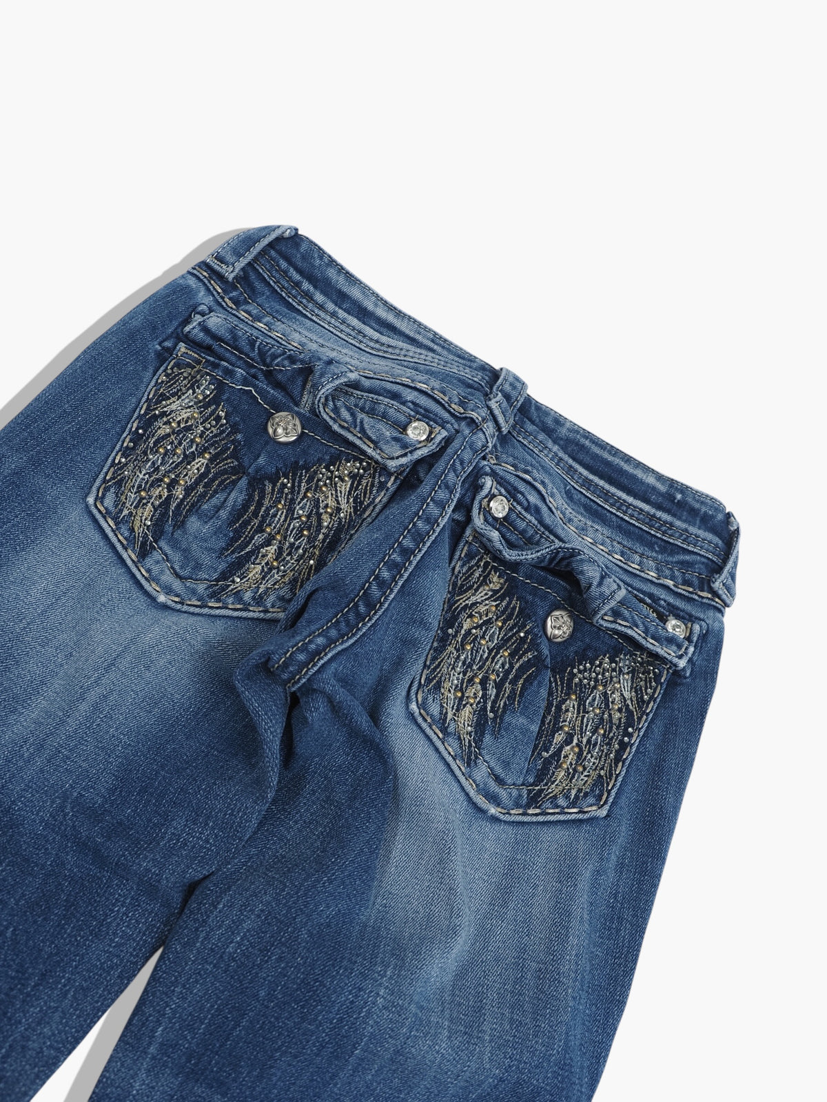 Vintage Straight Miss Me Jeans Damen XS