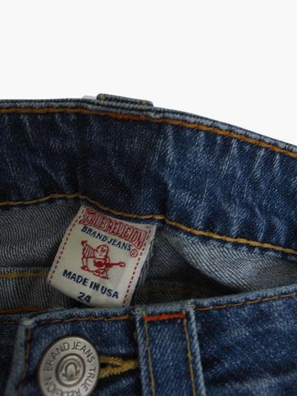 Vintage Flared True Religion Jeans Damen XS