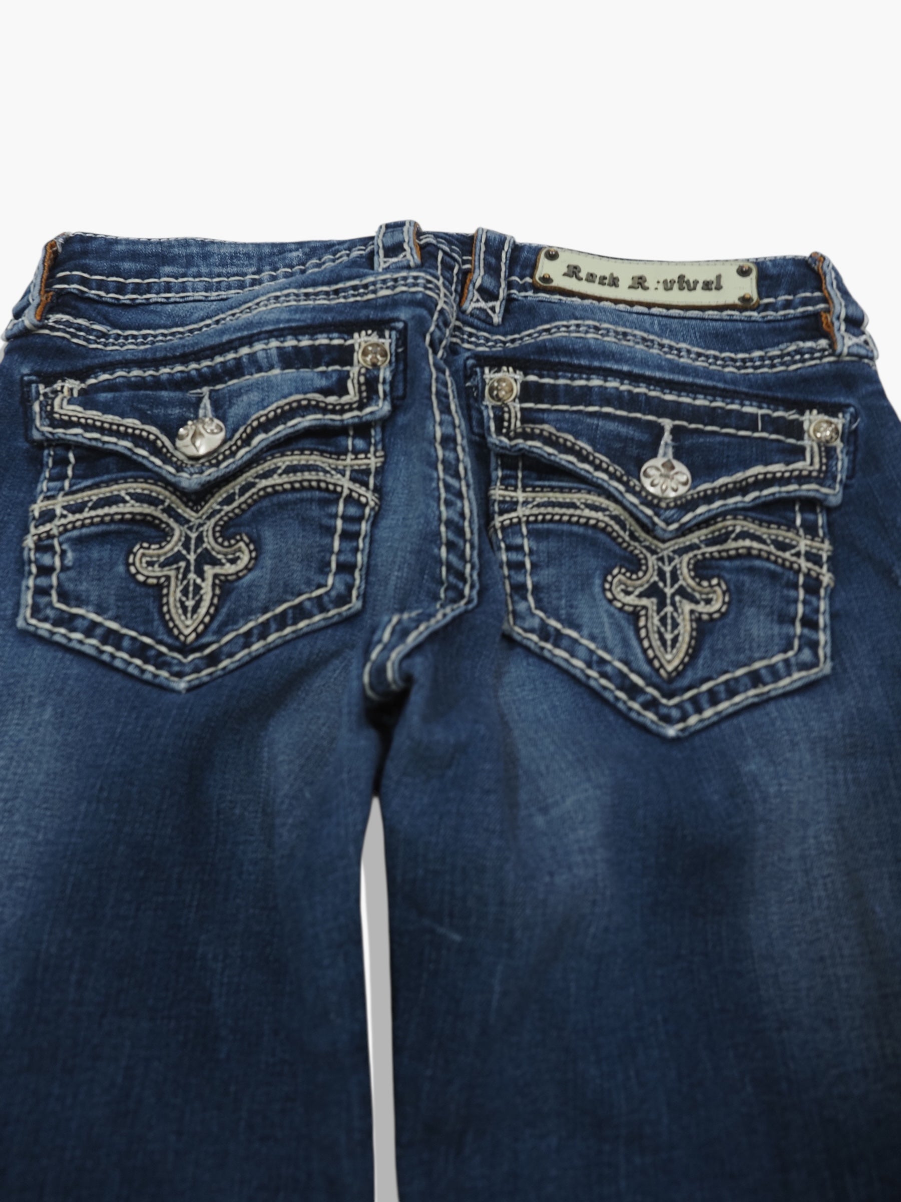 Vintage Bootcut Rock Revival Jeans Damen S