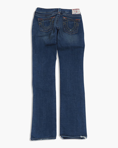 Vintage Straight True Religion Jeans Damen XS