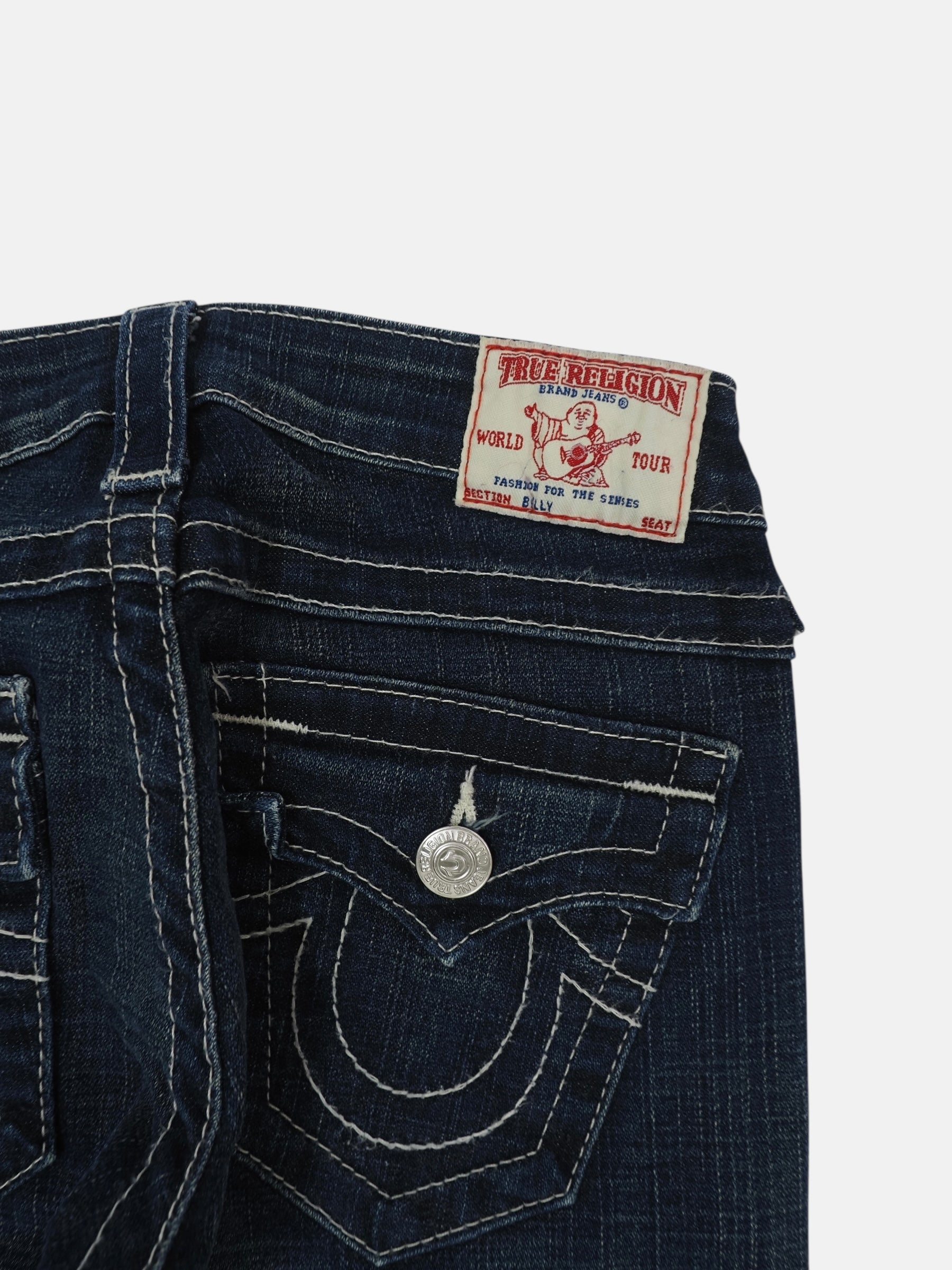 Vintage Straight True Religion Jeans Damen XS