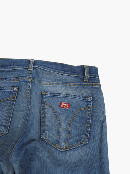 Vintage Straight Miss Sixty Jeans Damen L