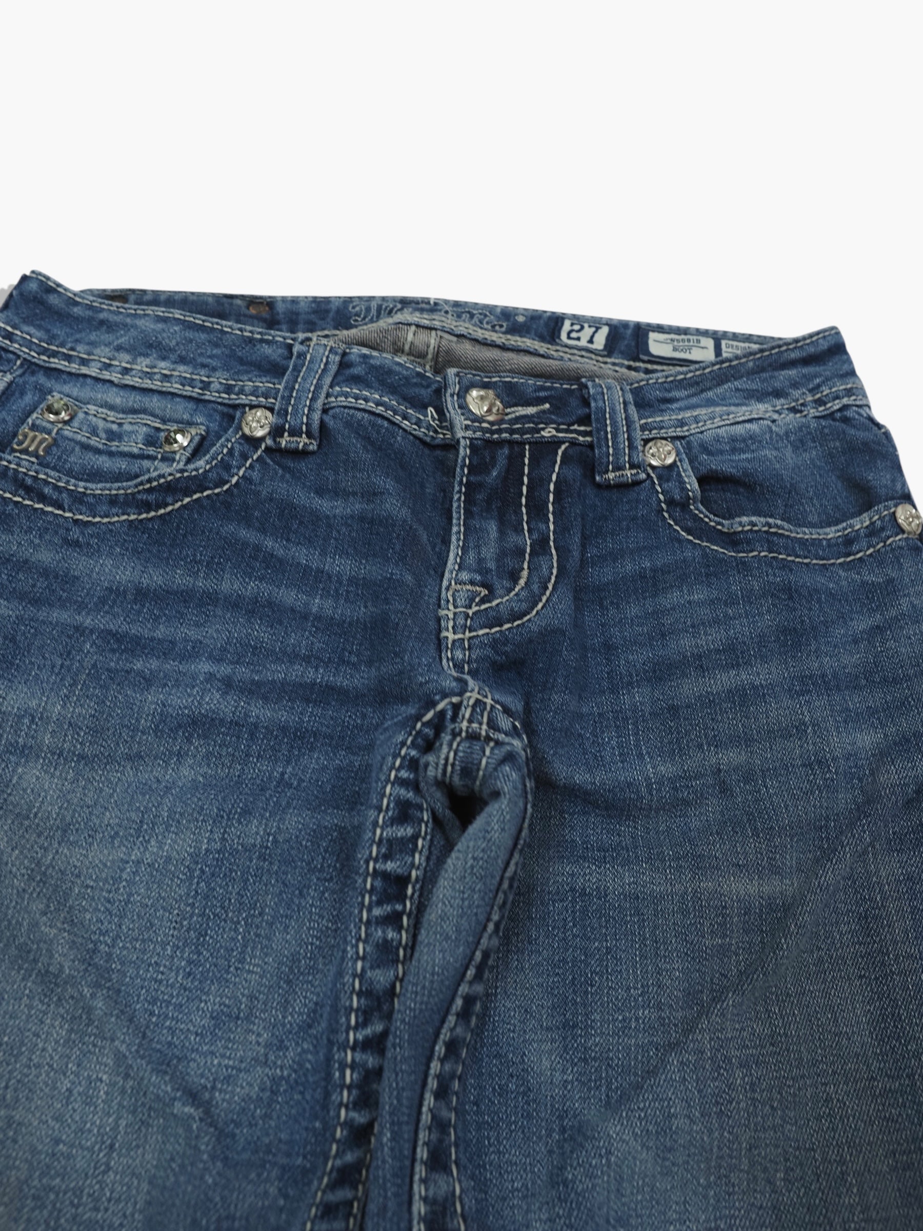 Vintage Bootcut Miss Me Jeans Damen M