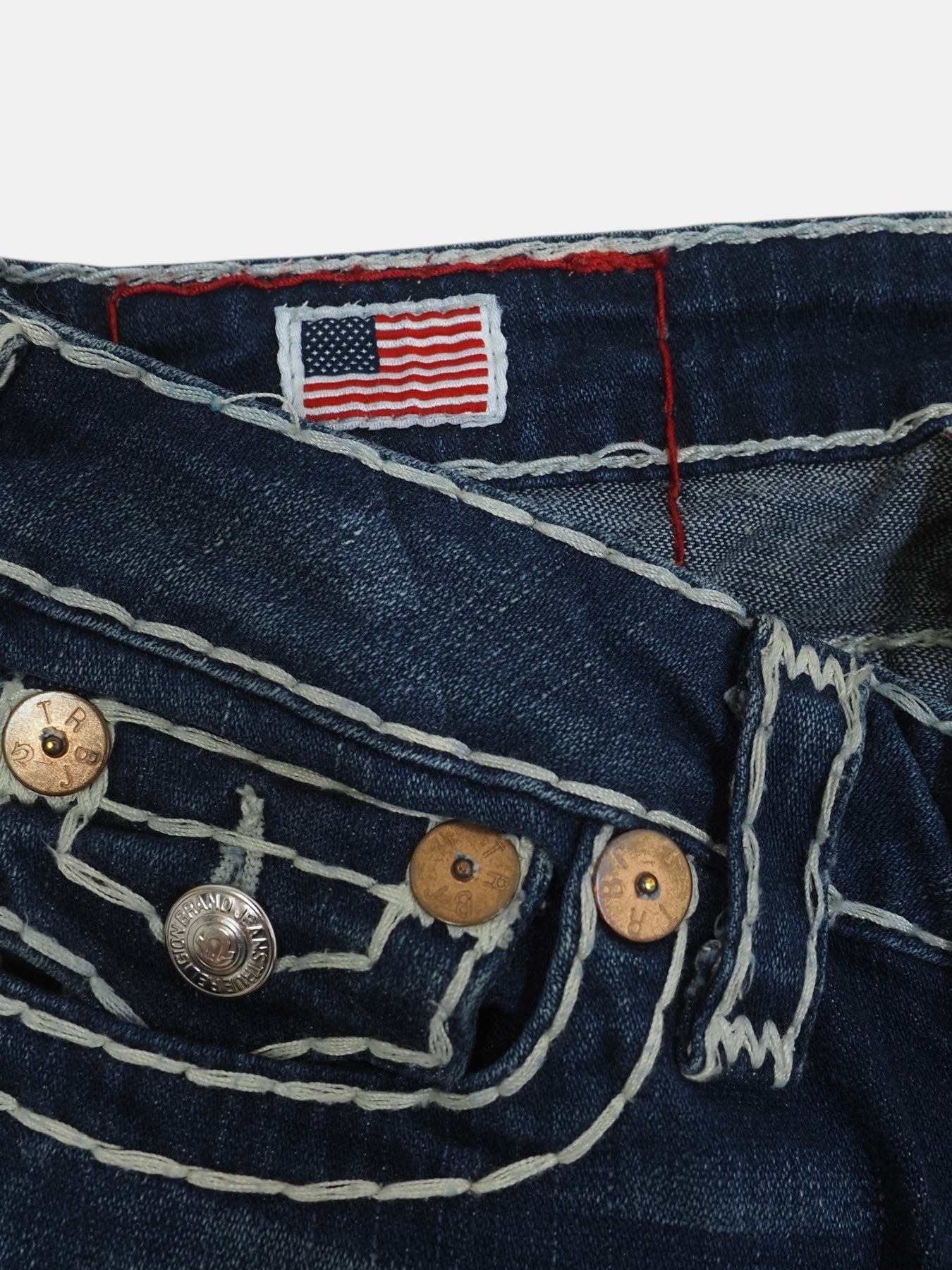 Vintage Straight True Religion Damen Jeans XS