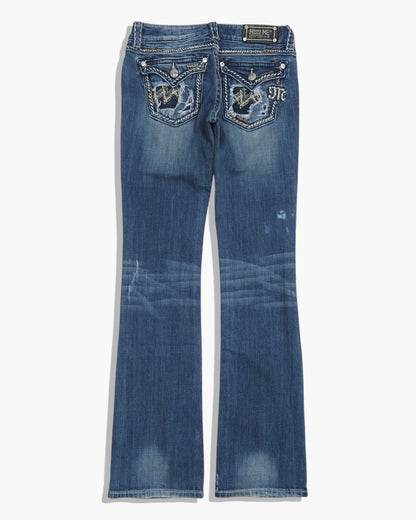 Vintage Bootcut Miss Me Jeans Damen S