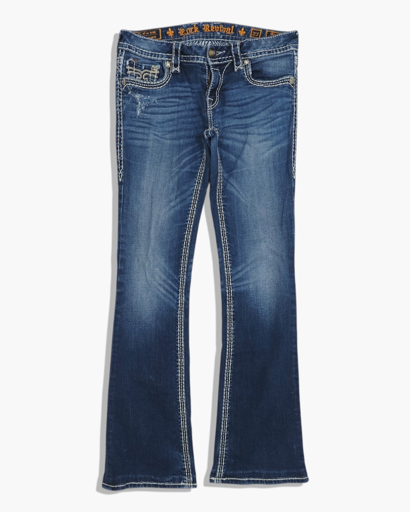 Vintage Bootcut Rock Revival Jeans Damen S