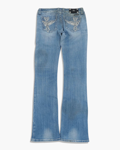 Vintage Straight Miss Me Jeans Damen M