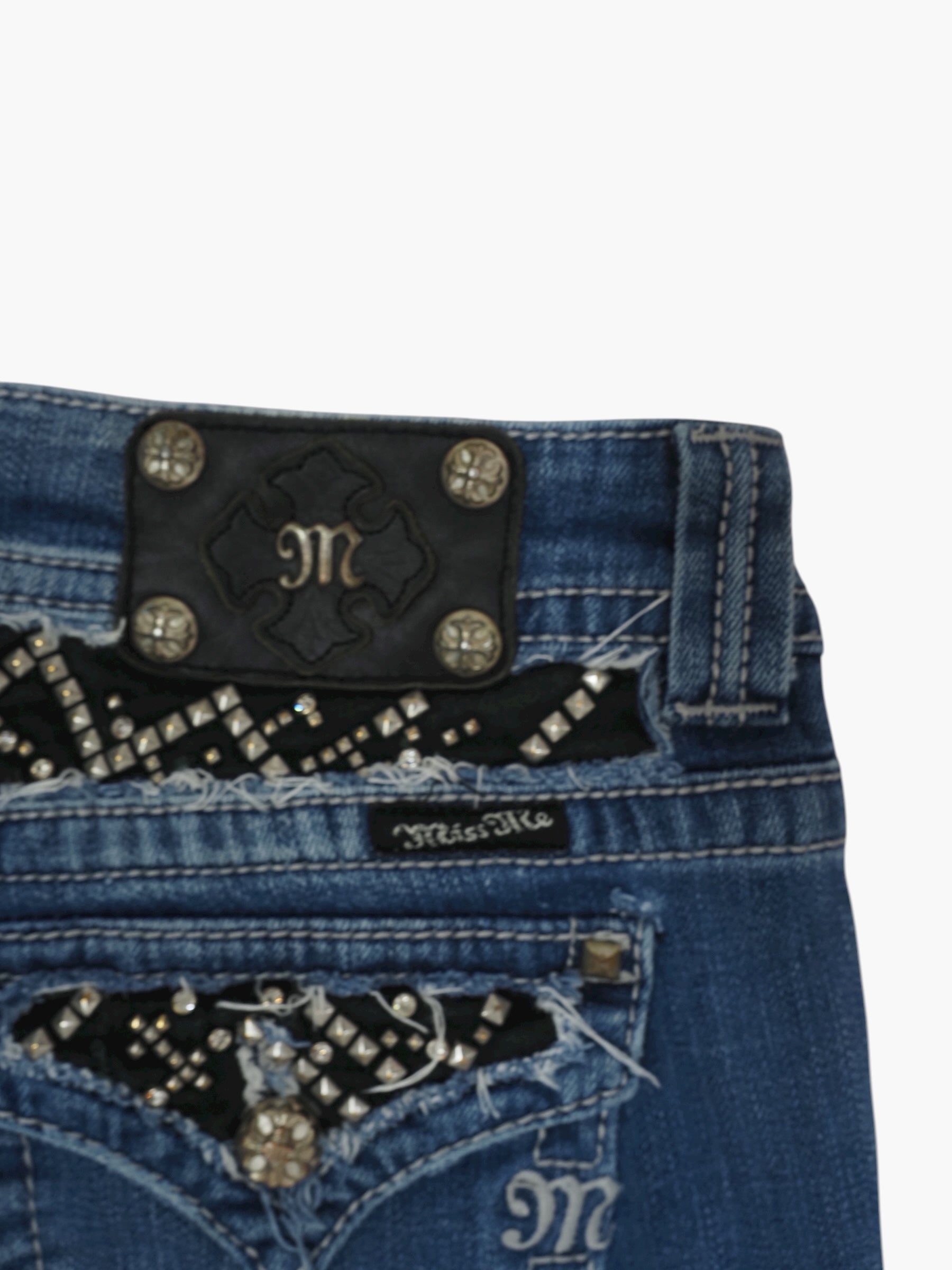 Vintage Straight Miss Me Jeans Damen M