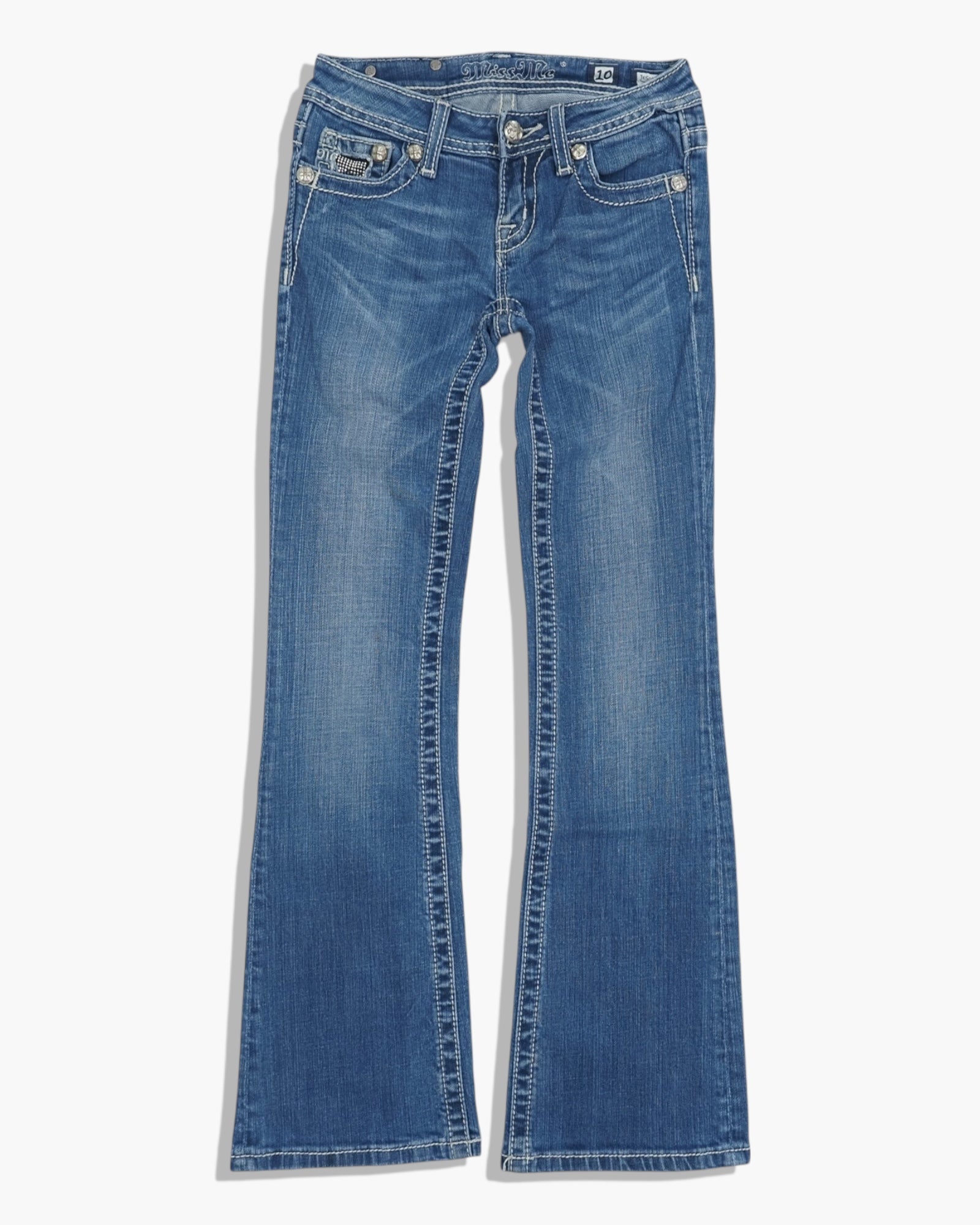 Vintage Bootcut Miss Me Jeans Damen XS