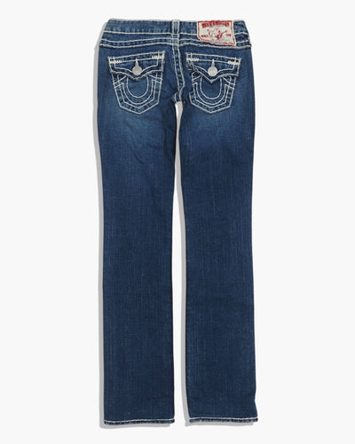Vintage Straight True Religion Jeans Damen XS