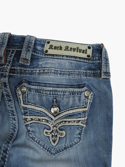 Vintage Bootcut Rock Revival Jeans M