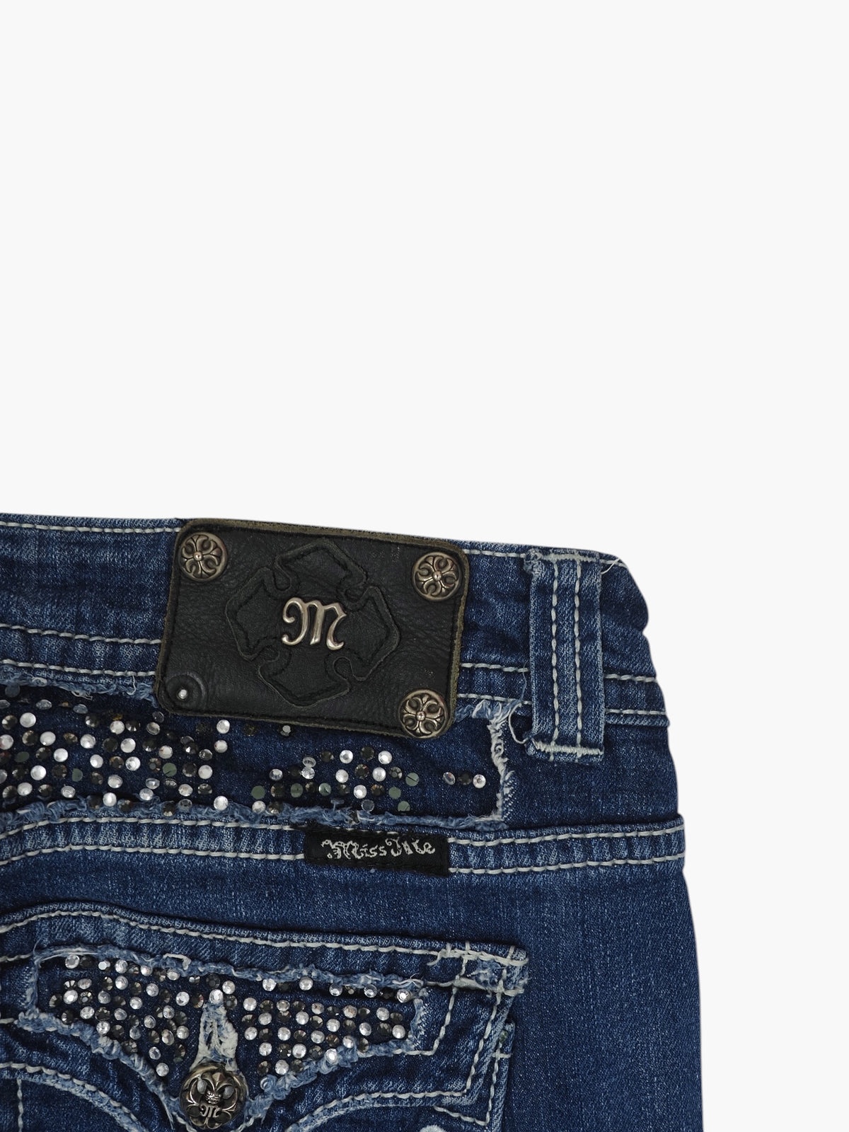Vintage Straight Bootcut Jeans Damen L