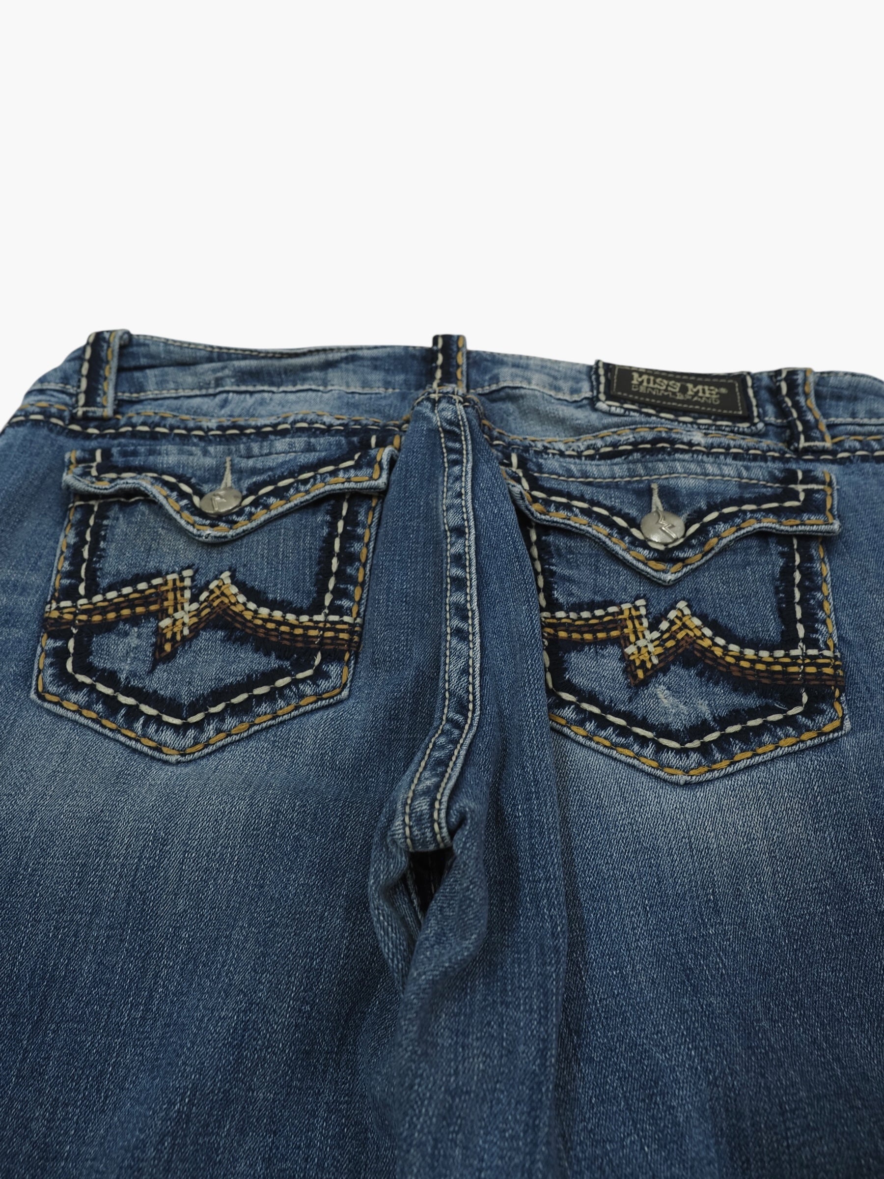 Vintage Bootcut Miss Me Jeans Damen L