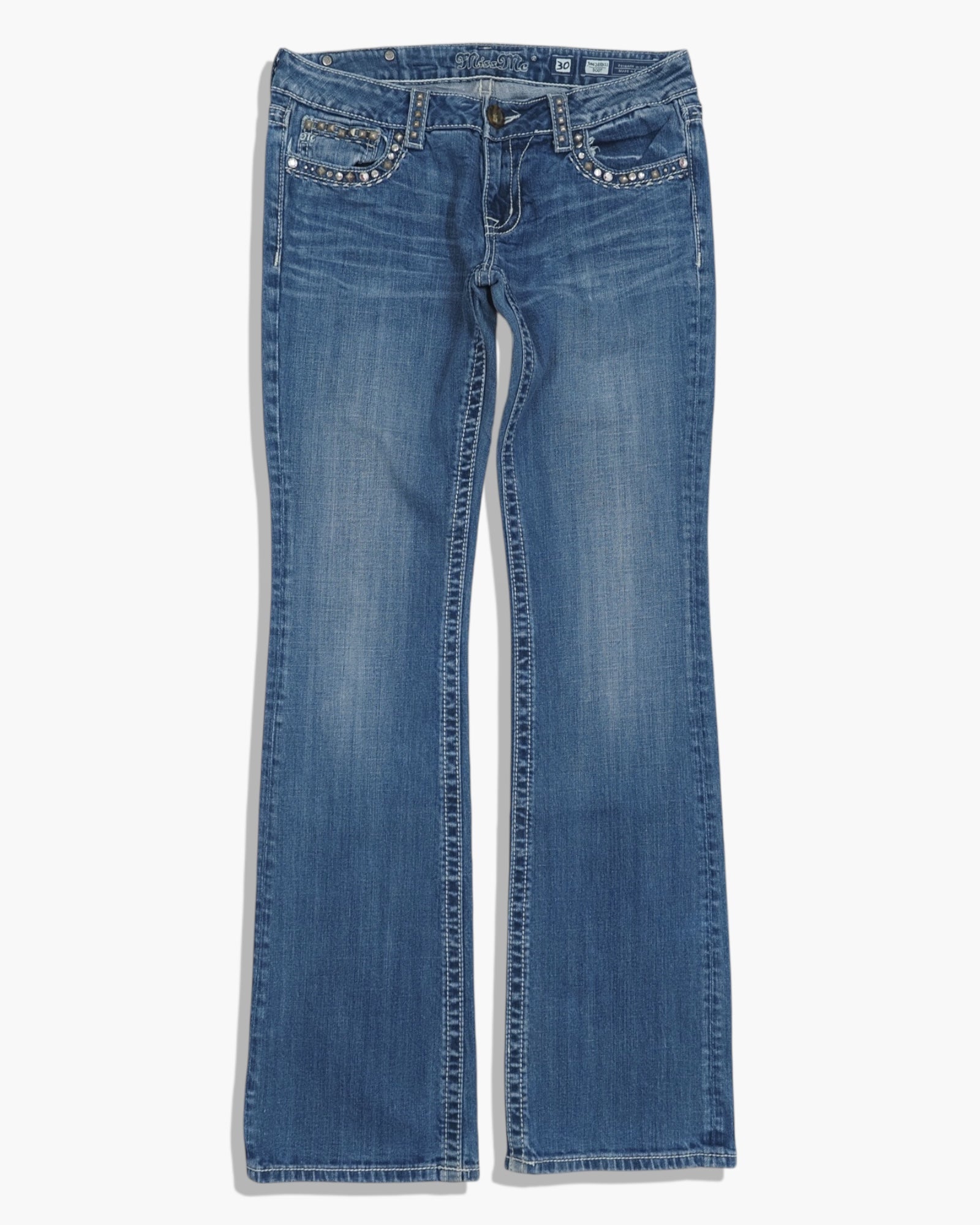 Vintage Bootcut Miss Me Jeans Damen L